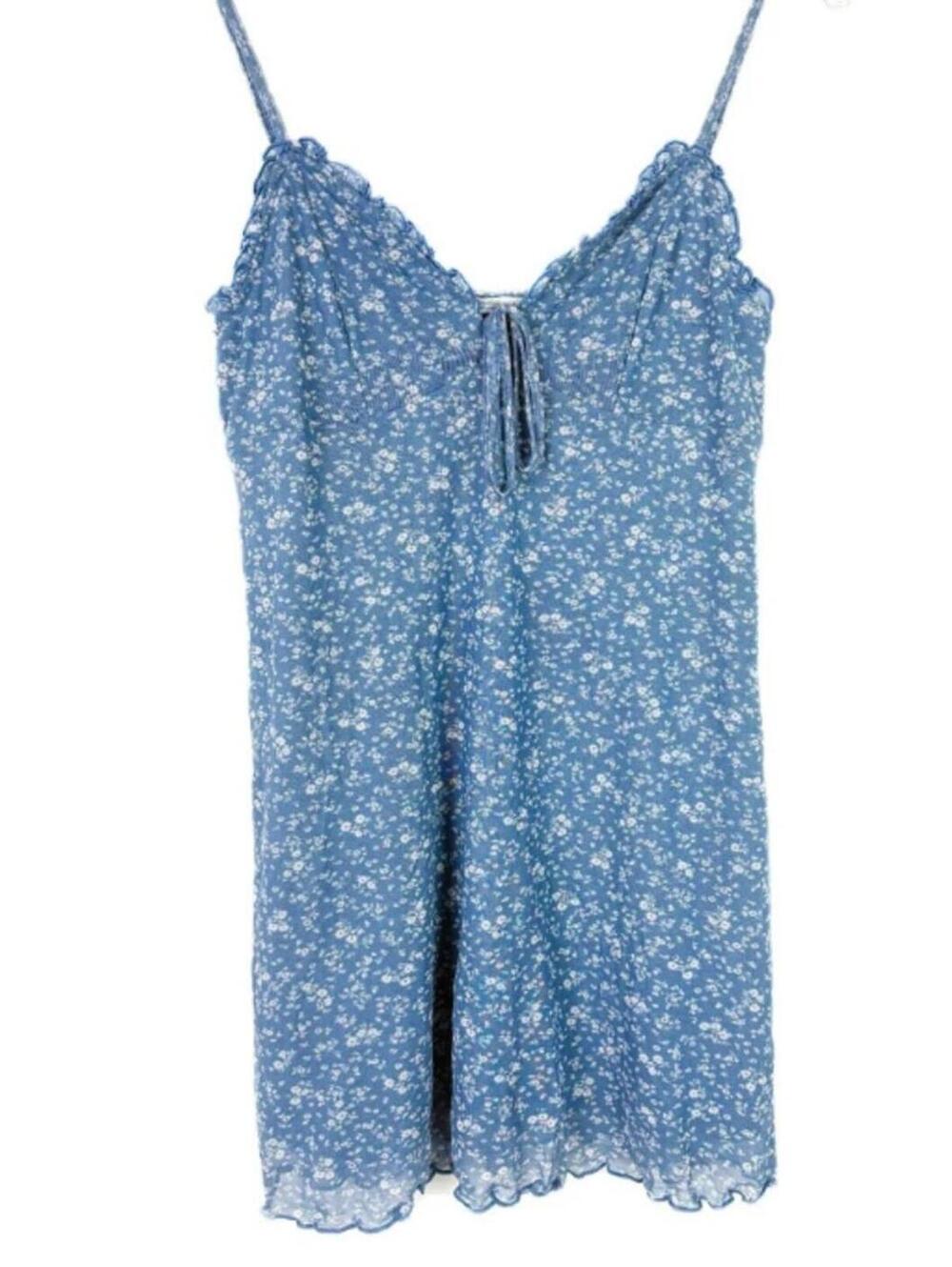 American Eagle Babydoll Mini Mesh Floral Dress - Women's XXL NWOT